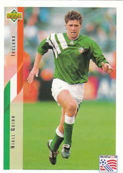 Niall Quinn Republic of Ireland Upper Deck World Cup 1994 Eng/Ita #175
